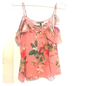 Express floral off the shoulder top